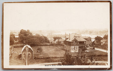 Caledonia Ontario Birdseye Homes Residential ON Canada 1910 RPPC Postcard