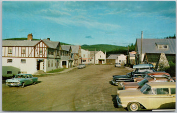 Historic Town of Wells BC near Barkerville British Columbia Canada Vintage Postcard 