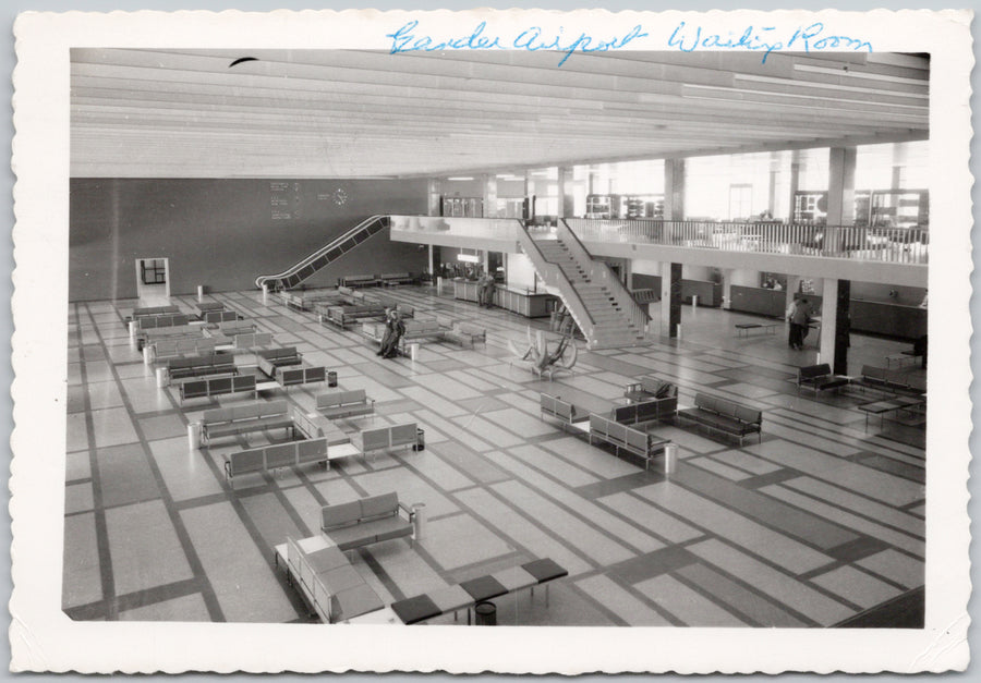 Gander International Airport Passenger Terminal Gander NL NFLD Newfoundland 1964 Tooton's RPPC Postcard