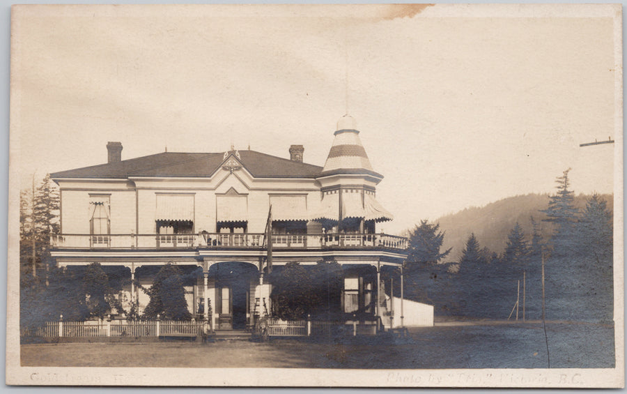 Goldstream Hotel Vancouver Island BC near Victoria British Columbia Canada Unused TRIO RPPC Postcard