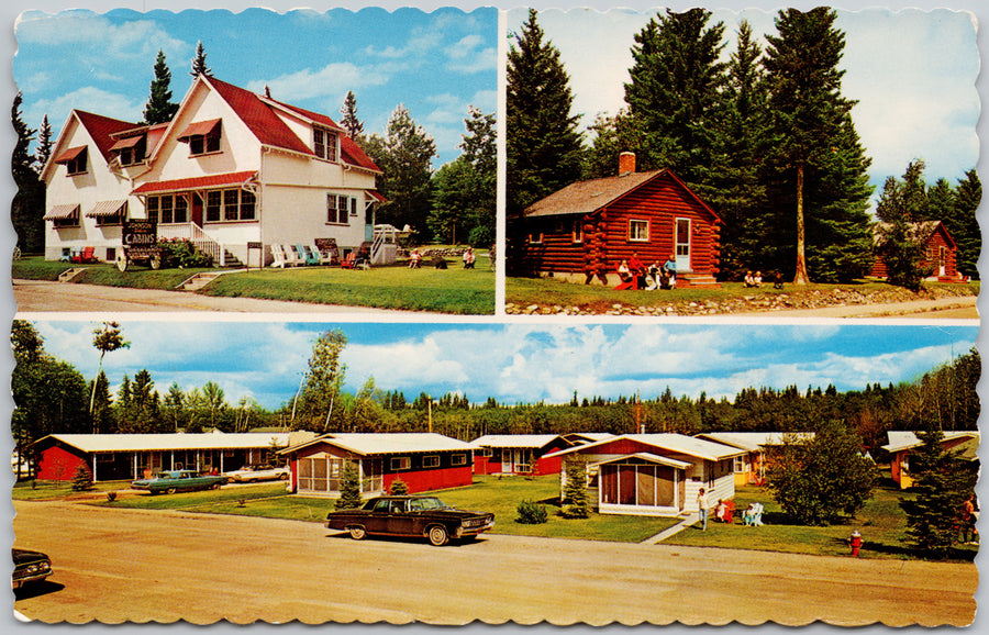 Johnson Cabins Wasagaming Manitoba Riding Mountain Nat'l Park MB Postcard 