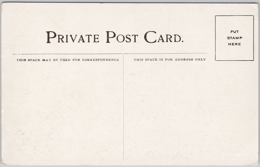 CPR Hotel and Station Winnipeg Manitoba MB Canada Patriotic Conceptual Unused Private Postcard SP17