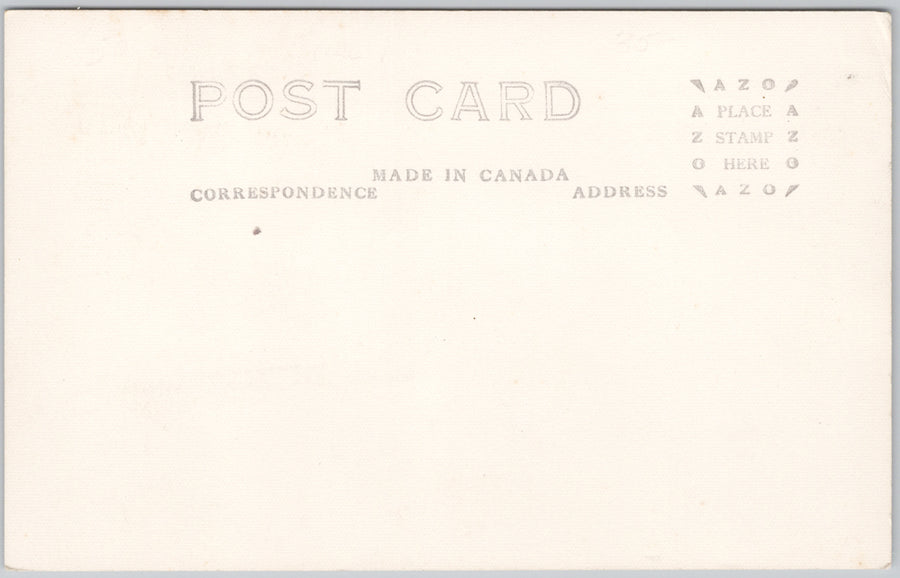 Post Office Cranbrook British Columbia BC Jack Falkins Insurance Sign Canada Unused RPPC Postcard SP17