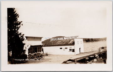 Pender Island BC Corbett's General Merchandise Store Postcard 