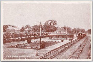 CPR Station Arnprior Ontario Postcard