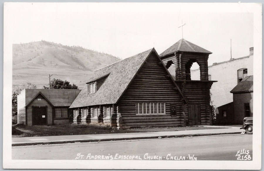 Chelan WA St Andrews Church  Postcard