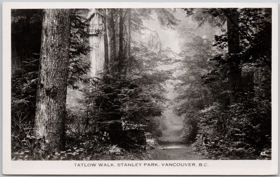 Tatlow Walk Stanley Park Vancouver  Postcard 