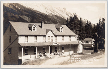 Byron Harmon Upper Hot Springs Hotel Banff Alberta Postcard 