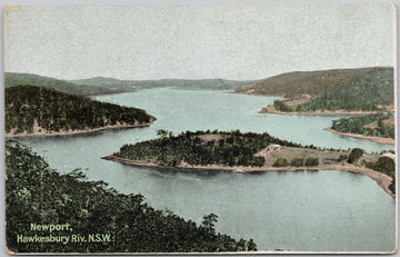 Newport Hawkesbury River NSW Australia Postcard 