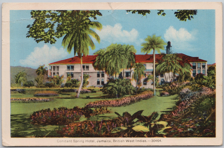 Constant Spring Hotel Jamaica British West Indies Postcard 