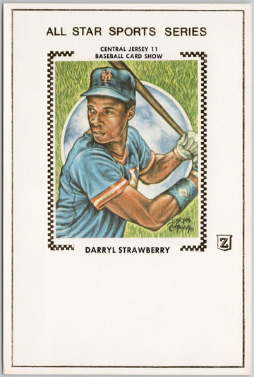 Darryl Strawberry NY Mets Baseball Player All Star Sports Series Card