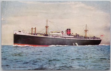 MS 'Pacific Grove' Furness Line Passenger Ship Postcard 