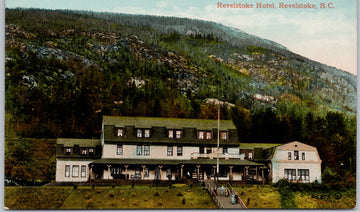 Revelstoke Hotel Revelstoke BC  Postcard