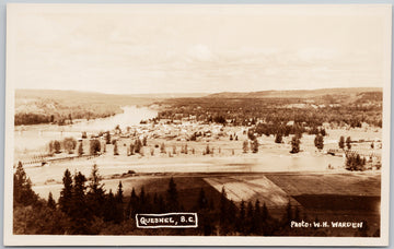 Quesnel British Columbia RPPC Postcard