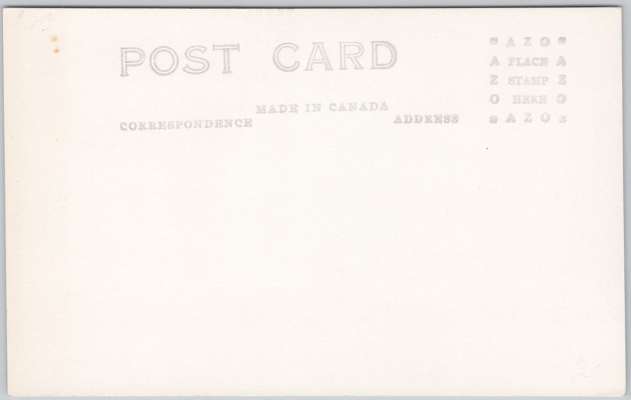 Quesnel BC British Columbia Birdseye Unused WH Warden RPPC Postcard SP18