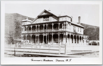 Governor's Residence Dawson Yukon  Postcard 