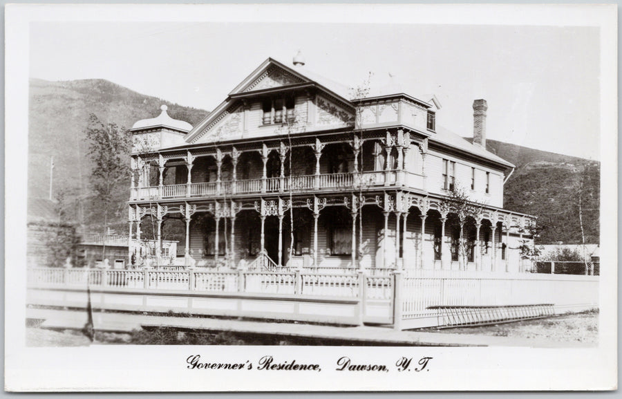 Governor's Residence Dawson Yukon  Postcard 