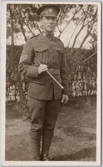 WW1 Soldier RPPC Postcard 