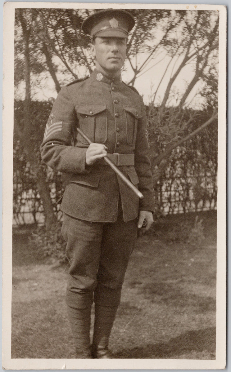 WW1 Soldier RPPC Postcard 