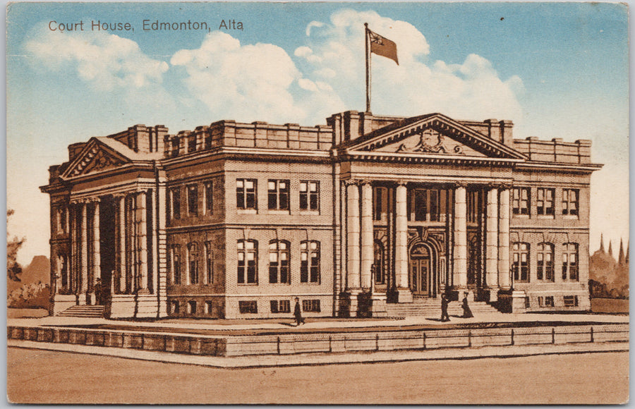 Court House Edmonton AB Postcard 