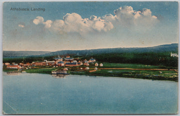 Athabasca Landing Alberta Canada H. Enida Olive Postcard 