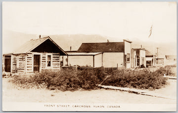 Carcross Yukon Front Street Postcard 