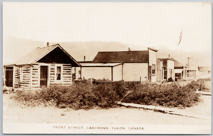 Carcross Yukon Front Street Postcard 