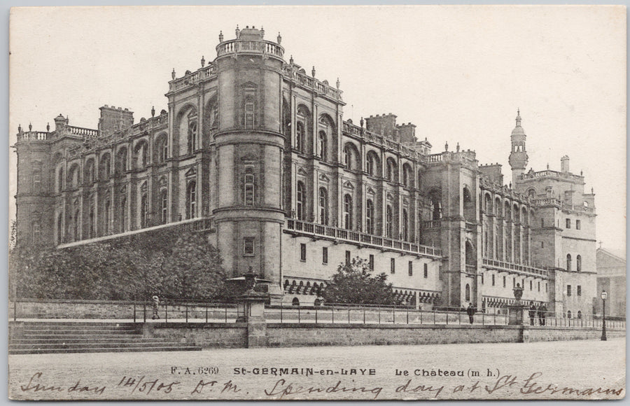 France Saint Germain-en-Laye Le Chateau Postcard 