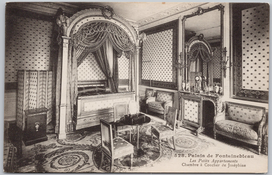 France Palais de Fontainebleau Chambre Coucher de Josephine  Postcard 