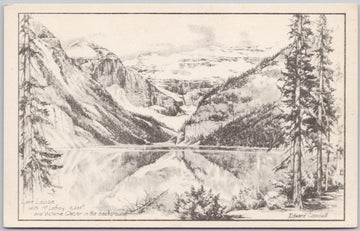 Edward Goodall Lake Louise Alberta Postcard 