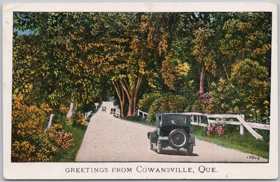 Greetings from Cowansville QC Postcard 