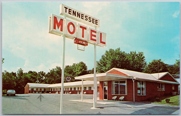 Tennessee Motel Caryville TN Postcard 