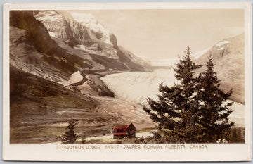 Brewster's Lodge Banff Jasper Highway Alberta Postcard