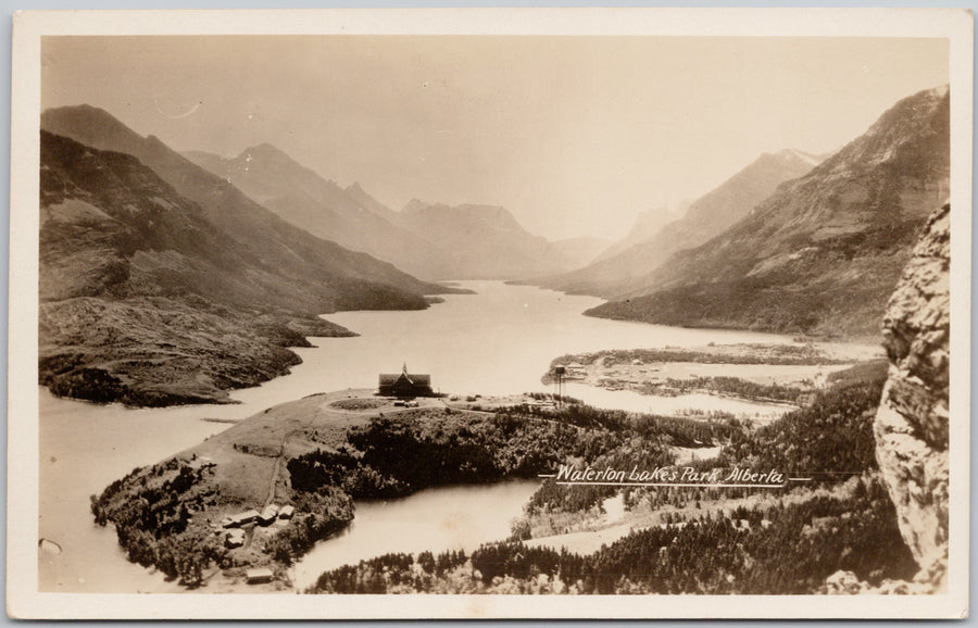 Waterton Lakes Park Alberta Postcard