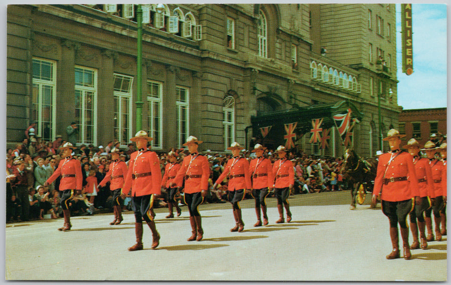 Royal Canadian Mounted Police RCMP Calgary Alberta Postcard 