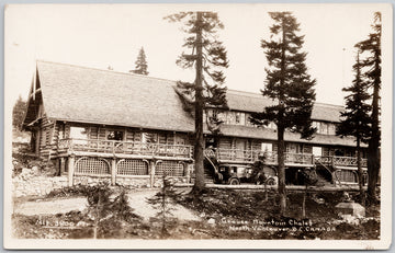 Grouse Mountain Chalet Vancouver BC  Postcard