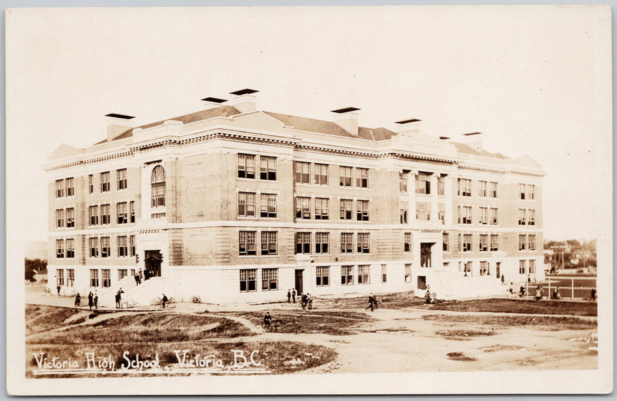 Victoria High School Victoria BC Vancouver Island Postcard