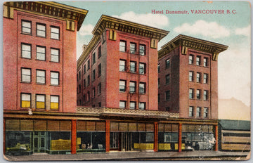 Hotel Dunsmuir Vancouver Postcard 