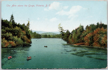 Victoria BC Arm above the Gorge Vancouver Island Postcard 