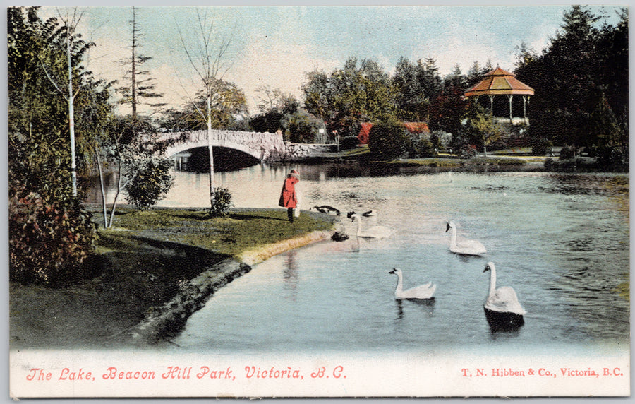 Victoria BC Beacon Hill Park Postcard 