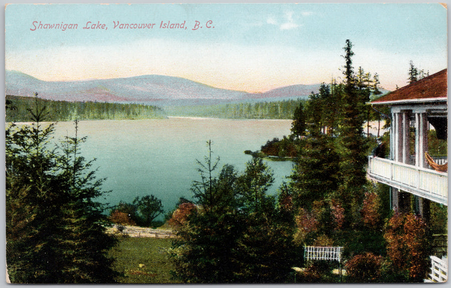 Shawnigan Lake Vancouver Island BC  Postcard