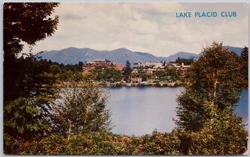 Lake Placid Club Lake Placid NY Mirror Lake Postcard 