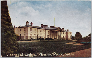 Viceregal Lodge Phoenix Park Dublin Ireland Postcard 