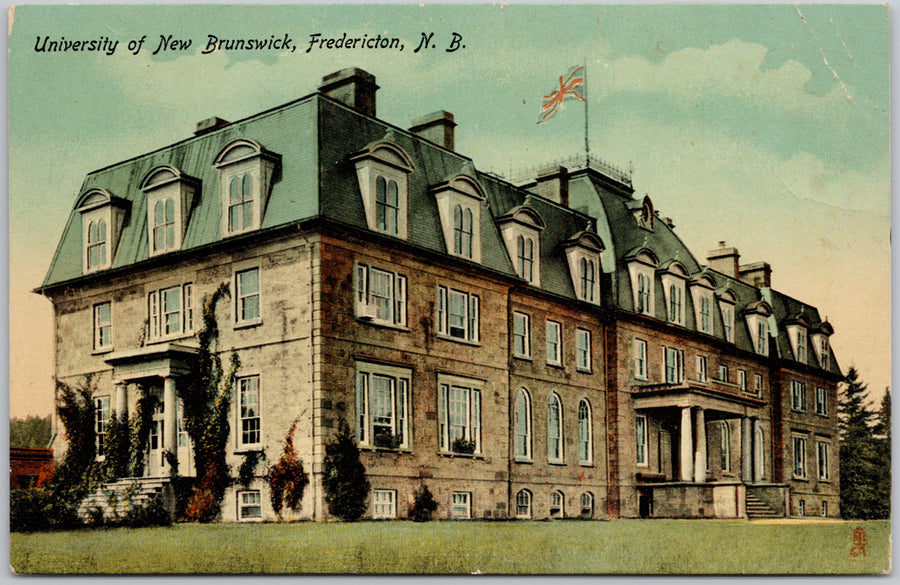 University of New Brunswick Fredericton  Postcard 