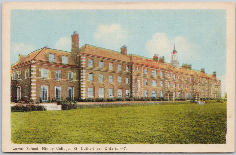 Lower School Ridley College St Catharines Ontario Postcard 