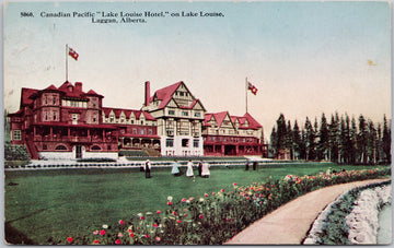 Canadian Pacific Lake Louise Hotel Laggan Alberta AB Canada CP Advertising Postcard 