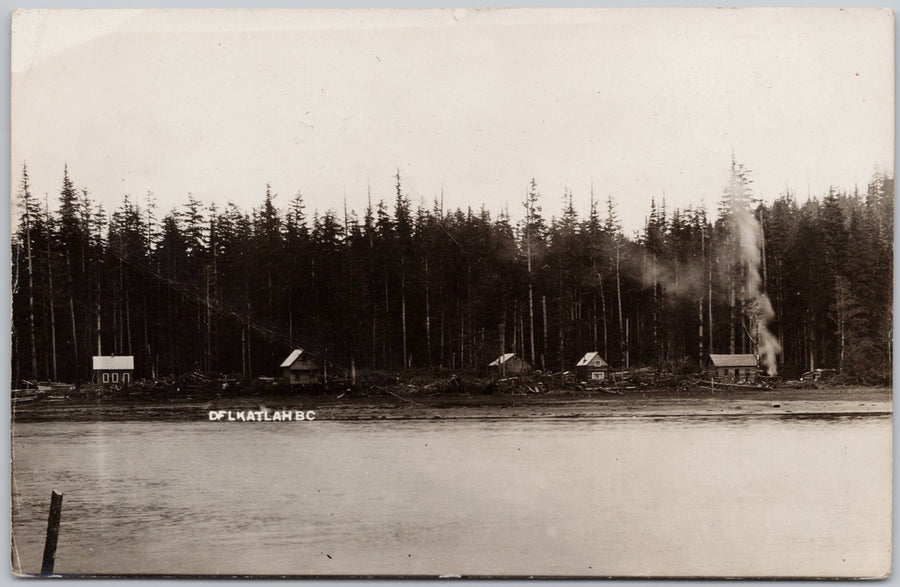 Delkatla Haida Gwaii BC Delkatlah Graham Island British Columbia Massett Masset Postcard 