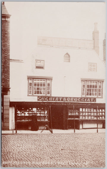 Knaresboro Oldest Chemist Shop in England Knaresborough Postcard 