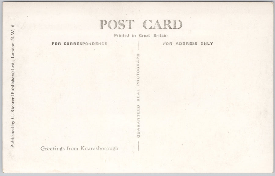 Knaresborough Oldest Chemist Shop in England UK Richter RPPC Postcard SP19