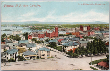 Victoria BC from Cathedral British Columbia Postcard 